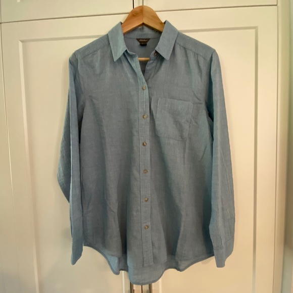 Ladies Eddie Bauer Long Sleeve Shirt - EUC - Picture 1 of 4
